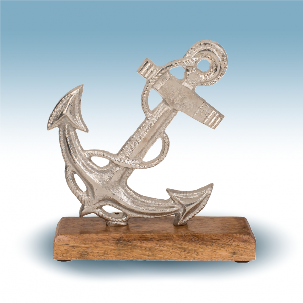 Metall-Anker mit Holzfuß